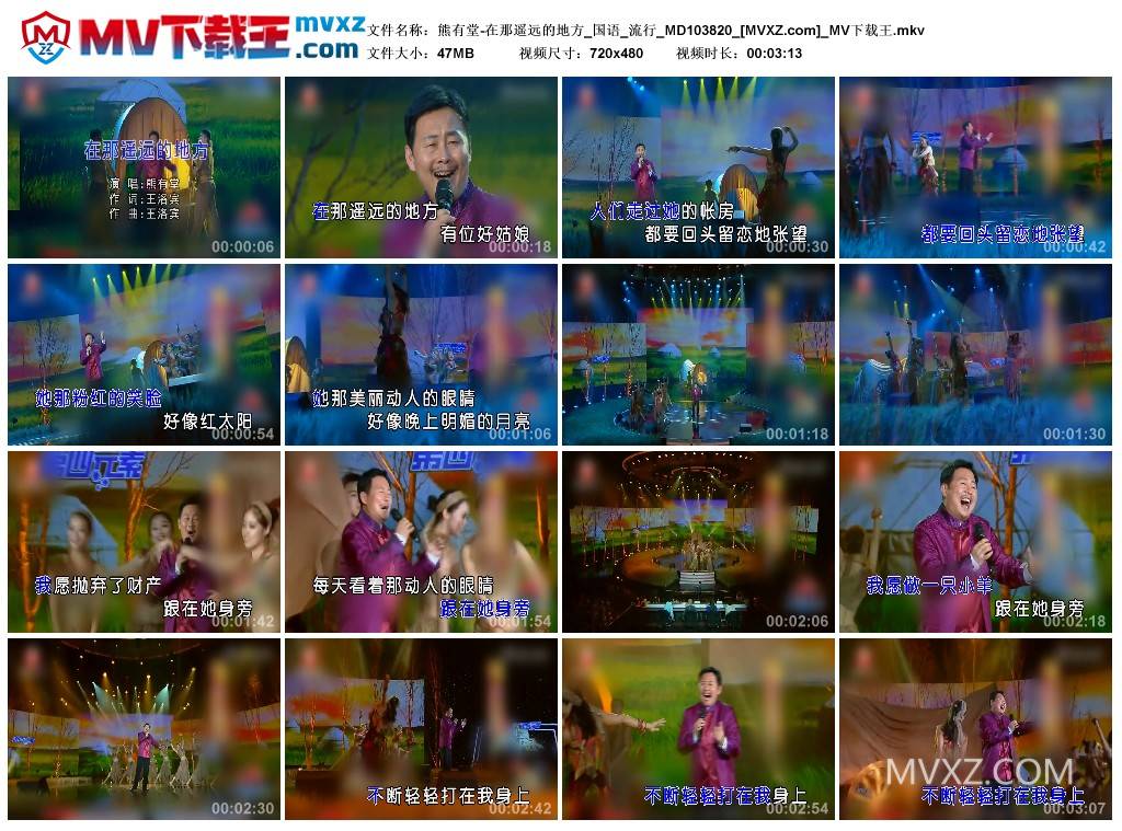 熊有堂-在那遥远的地方_国语_流行_MD103820